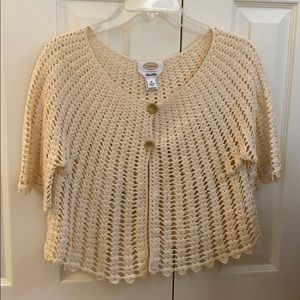 Hand-knitted Casual Shrug/Sweater